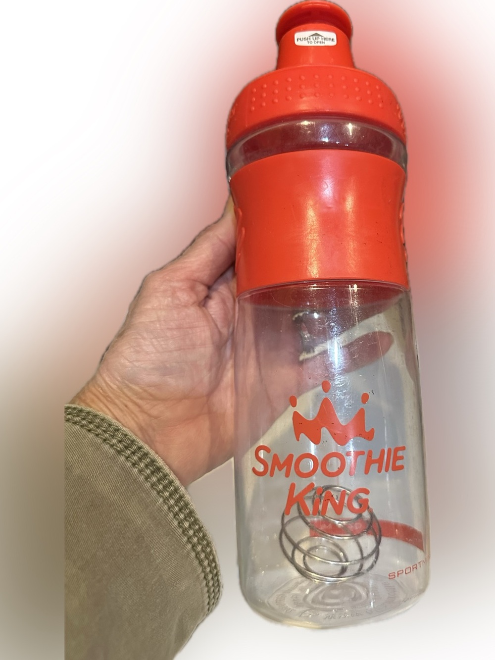 SMOOTHIE KING BLENDER BALL WATER BOTTLE HYDRATION HYDRATE SPORTS WORKOUT DAILY